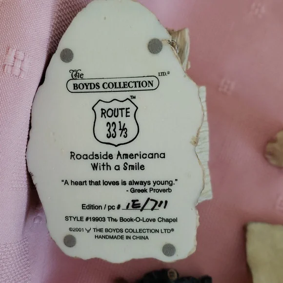 Boyds Bear Wedding Set - Picture 7 of 11